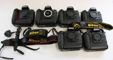 Five Nikon D1H digital cameras (body only) and a single Nikon D1