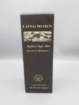 Longmorn 15 year old Highland Single Malt Scotch Whisky, 45%vol 700ml