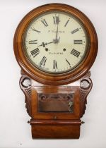 E. N. Welch, Forestville, Conn, U.S.A. retailed by R. Tranmer Pickering - late C19th walnut drop