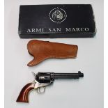 Armi San Marco Colt .45 replica with leather holster