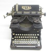 Royal Typewriter Co. N.Y., U.S.A. Model 10 typewriter serial no. X431338, circa 1918, W40cm D38cm