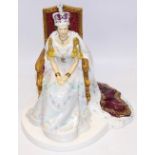Royal Doulton figure Diamond Jubilee To celebrate the 60 year reign of Her Majesty Queen Elizabeth