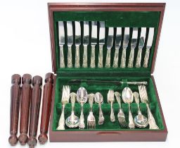 Canteen of silver plated Kings Pattern cutlery for six place setting