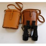 WWII period Ross of London Bino Prism no. 5 Mk IV 7x50 binoculars marked with broad arrow and 1940