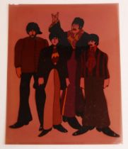 Beatles - Large Beatles cartoon negative, from 'The Yellow Submarine' movie in 1968, 20.1cm x 25.4cm