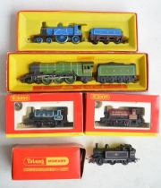 Five Hornby and Hornby Tri-Ang OO gauge electric train models to include 2 modern 0-4-0ST industrial