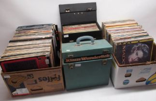 Large collection of LPS and 45 RPMs covering Classical, Pop, Easy Listening, etc.(approx. 373 in 4