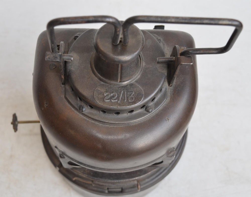 Vintage British Railways Lamp Manufacturing & Railway Supplies Ltd Adlake oil burning warning lamp - Image 6 of 6