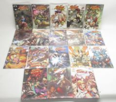 Collection of Street Fighter comics by Udon Comics and Image comprising Street Fighter #4, 5 & 6(
