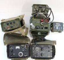 Selection of military radio equipment incl. BAOR issue PSU & LF Amplifier ZA 35737, Racal MA-4204