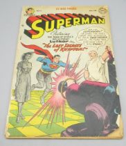 DC Golden Age - Superman #74 Jan.-Feb. 1952 'featuring the Man of Steels Arch-Enemy Luthor in The