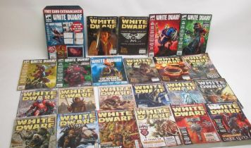 Large collection of White Dwarf magazines and 2 Warhammer codexes(qty.)
