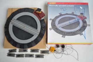 Collection of previously used OO gauge model railway scenic accessories, track, buildings, a