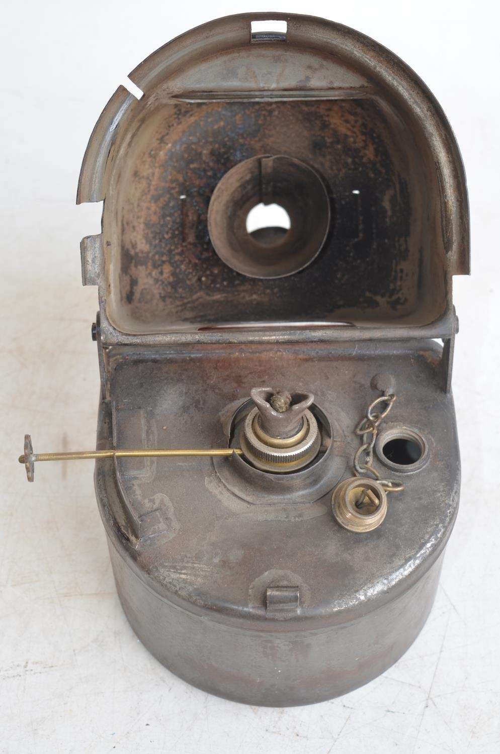 Vintage British Railways Lamp Manufacturing & Railway Supplies Ltd Adlake oil burning warning lamp - Image 3 of 6
