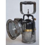 Vintage carbide railway/miners hand lamp by The Premier Lamp & Engineering Co, Leeds