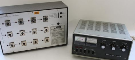 Stoneleigh Electronics bp12/81c Mk. II battery processor and a Yaesu FL-2100B radio amplifier