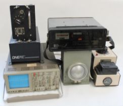Selection of civilian signalling and electronic equipment incl. Hameg HM 1004 Oscilloscope, RS