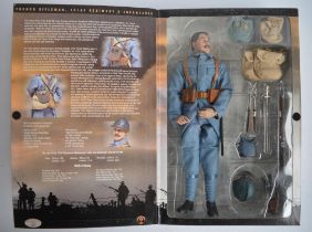 Sideshow Toys "Bayonets & Barbed Wire" 1/6 scale (12") French Rifleman figure, 6x 1/32 scale