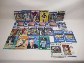 Collection of Blackburn Rovers (27) and Oxford United(109) programmes covering 1980s,90s and early