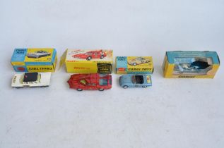 Four boxed vintage diecast car models to include 3 x Corgi Toys: 347 Chevrolet Astro 1
