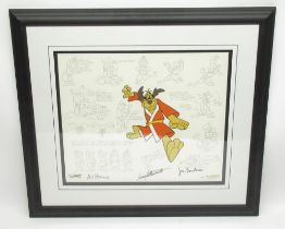 Warner Bros. 'Hong Kong Phooey' Numbered Limited Edition Animation Cel, no.4 of 100, signed by