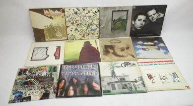 Collection of rock & pop LPs inc. Cream, Led Zeppelin, ABBA, Deep Purple, Status Quo, etc. (
