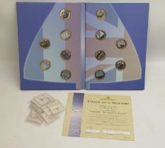 Windsor Mint 'Concorde - the Queen of Aviation' coin collection with COA