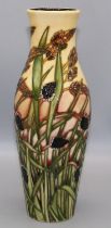 Moorcroft Pottery: Savannah pattern vase, designed by Emma Bossons, numbered 339/500, dated 2001,
