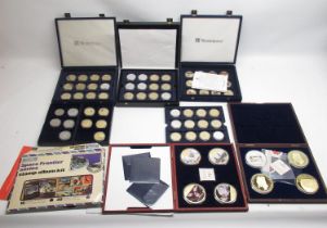 Collection of Westminster and other full and part coin sets incl. Coloured Portrait collection,