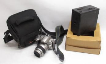 Nikon D40 digital camera with AF-S Nikkor 18-55mm 1:3.5-5.6 GII lens and a Houghton - Butcher JB