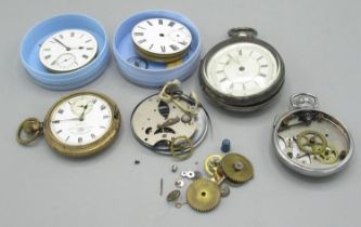 J. T. Clarke Mexboro - Victorian silver key wound and set centre seconds chronograph pocket watch,