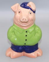 Wade Natwest Cousin Wesley piggy bank with Natwest stopper, H14.5cm