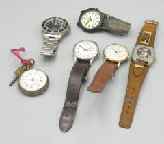 Adrem stainless steel hand wound digital wristwatch, Sekonda gold plated wristwatch, Timex Indiglo