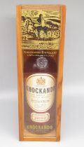 Knockando 1980 Single Malt Scotch Whisky, 40%vol 70cl in original wood case with plastic front