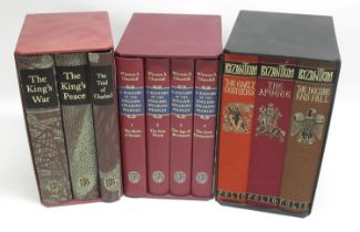 Folio Society - Norwich (John Julius) Byzantium 3 vol. set in slip-case, Churchill (Winston S.) A