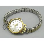 Tissot Seastar Seven - ladies gold plated automatic wristwatch, signed silvered dial with applied