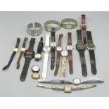 Two LCD quartz wristwatches, other quartz wristwatches, Ravel, Pierre Jaquard, Reflex, Citron,