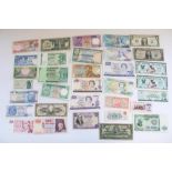 Collection of Commonwealth and world banknotes incl. Hong Kong, China, New Zealand etc. (qty)