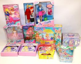 Collection of boxed 2000s Sindy dolls incl. 'Mermaid Hair Flair', 'Holiday Fun', 'Pop Idol', etc.,