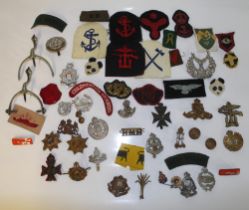Large collection of Military cloth patches and badges, The Green Howards, Royal artillery, Cavalry