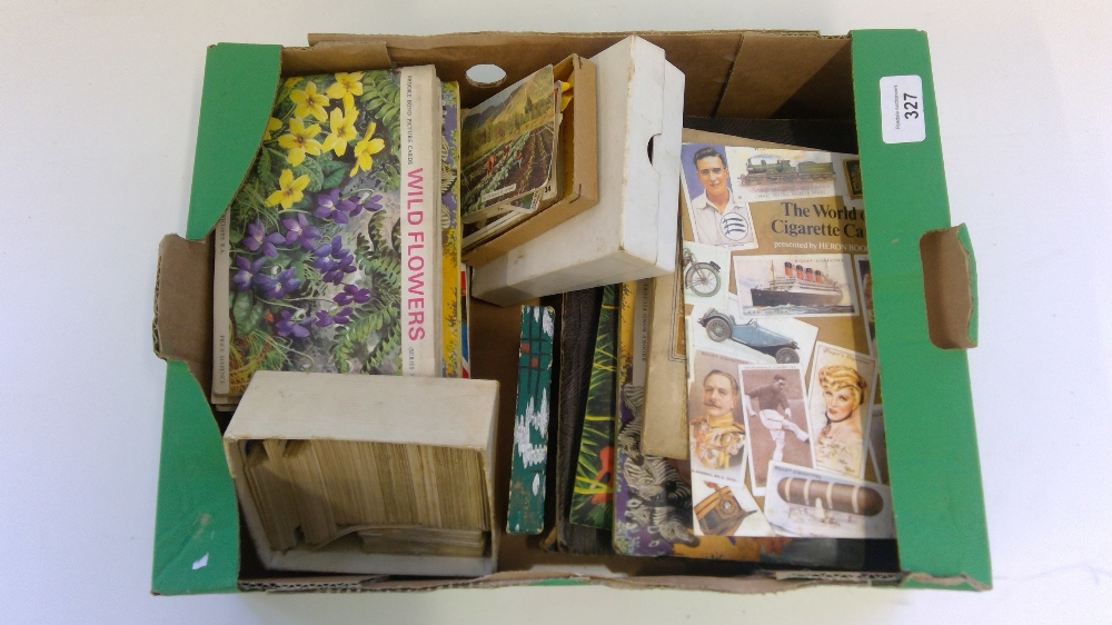 Collection of GB cigarette cards and Brooke Bond tea card albums (qty)