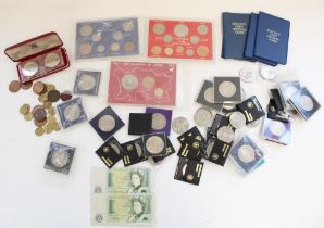 Selection of GB commemorative crowns, coin packs, Channel Islands commemoratives etc (qty)