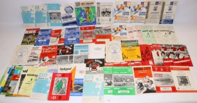 Collection of football programmes, 1960s, various clubs, incl. Middlesborough, Leeds United,