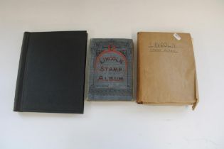 Two Lincoln stamp albums of mainly used GB and world stamps, incl. some good late C19th/early