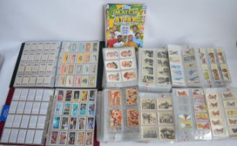 Extensive collection of cigarette cards incl. John Player, Gallaher, Barratt, Kensitas Flowers, Wil