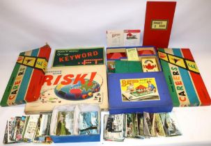 Bayko No.2 Building Set, collection of board games, and a quantity of mid-late C20th picture