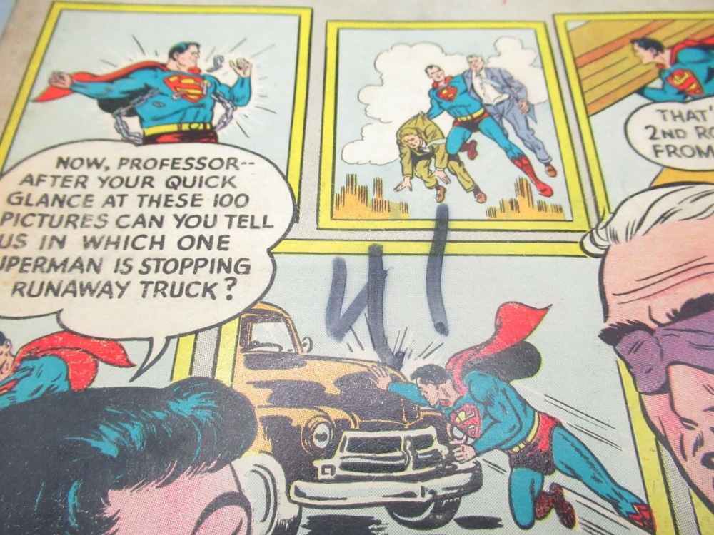 DC Golden Age - Superman #97 May 1955 'featuring The Amazing Mr. Memory!' a/f - Image 3 of 7