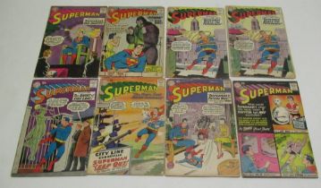 DC Silver Age - Superman issues #126, 127, 128(x2), 129, 130, 131 & 132, a/f (8)