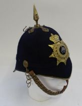 Reproduction Officers Home Service Pattern Helmet with the 24th Regt brass plate.