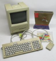 Apple Macintosh SE FDHD computer with keyboard, mouse and Prince of Persia game